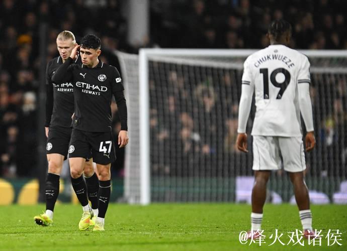 哈兰德英超百球达成福登双响连场 曼城5-4险胜富勒姆